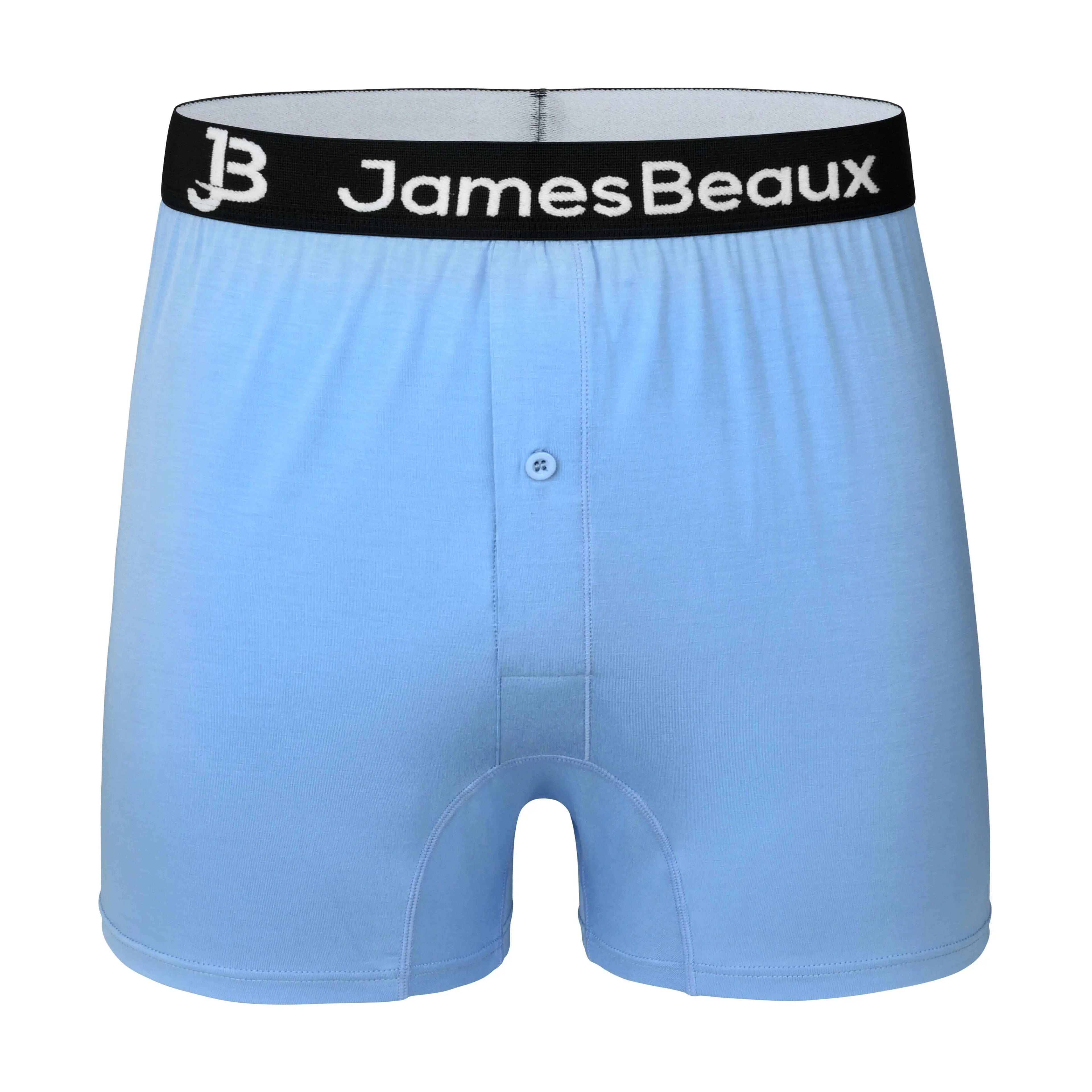 Men's Bamboo Anti-Chafing & Breathable Boxer Shorts (3-Pack) | Blue