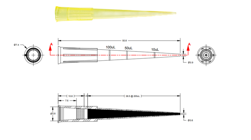 100ul Filter tips (4,800 Tips)