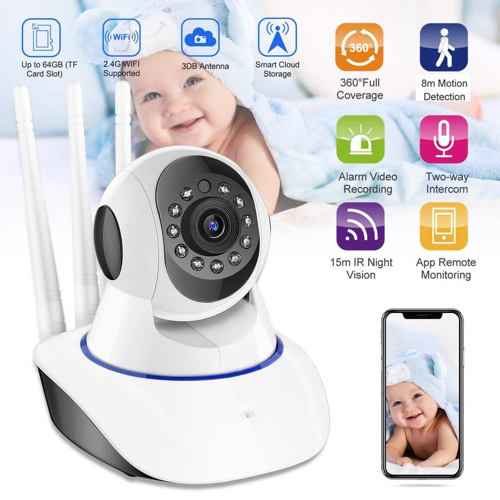 1080P WiFi IP Camera Motion Detection IR Night Vision Camcorder