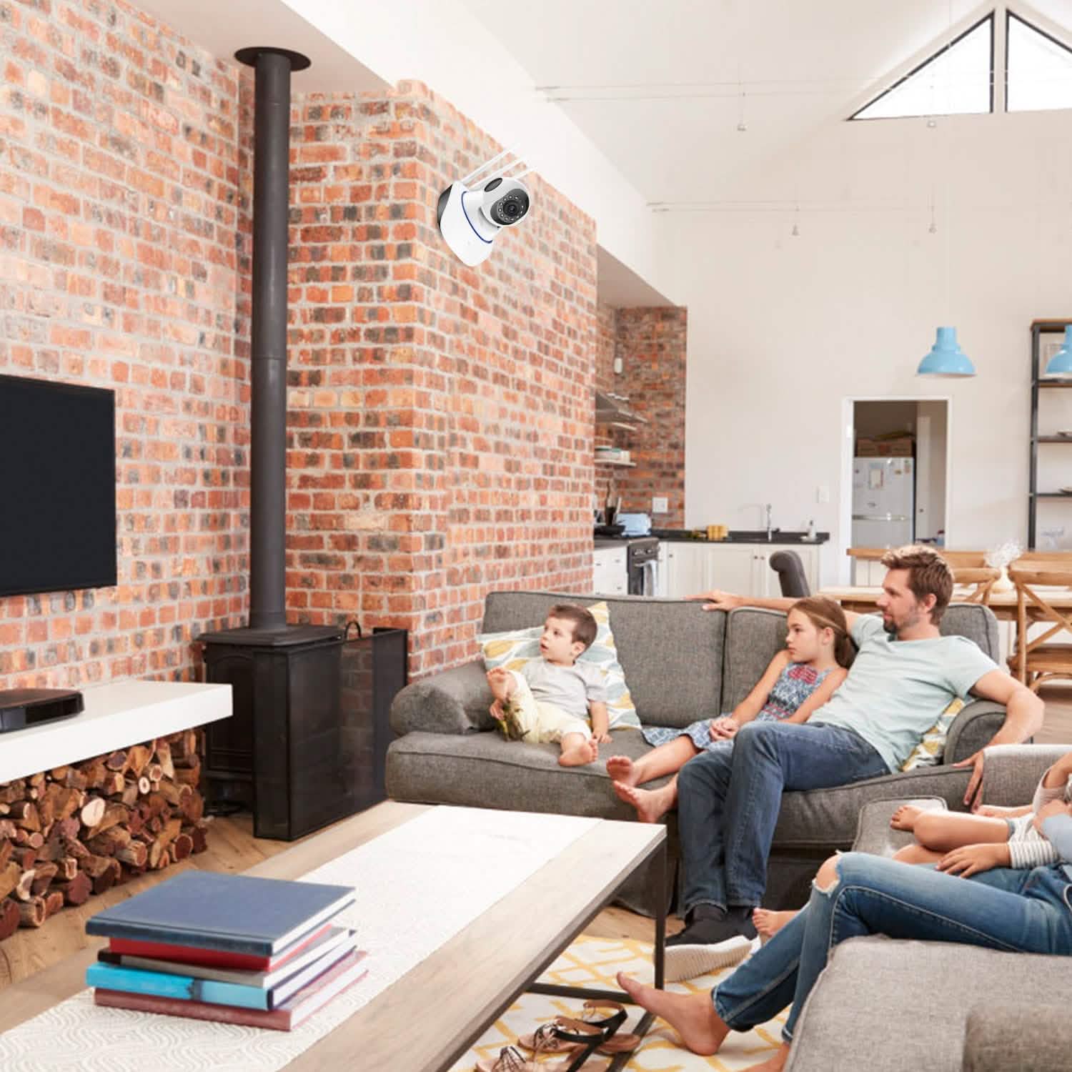 1080P WiFi IP Camera Motion Detection IR Night Vision Camcorder