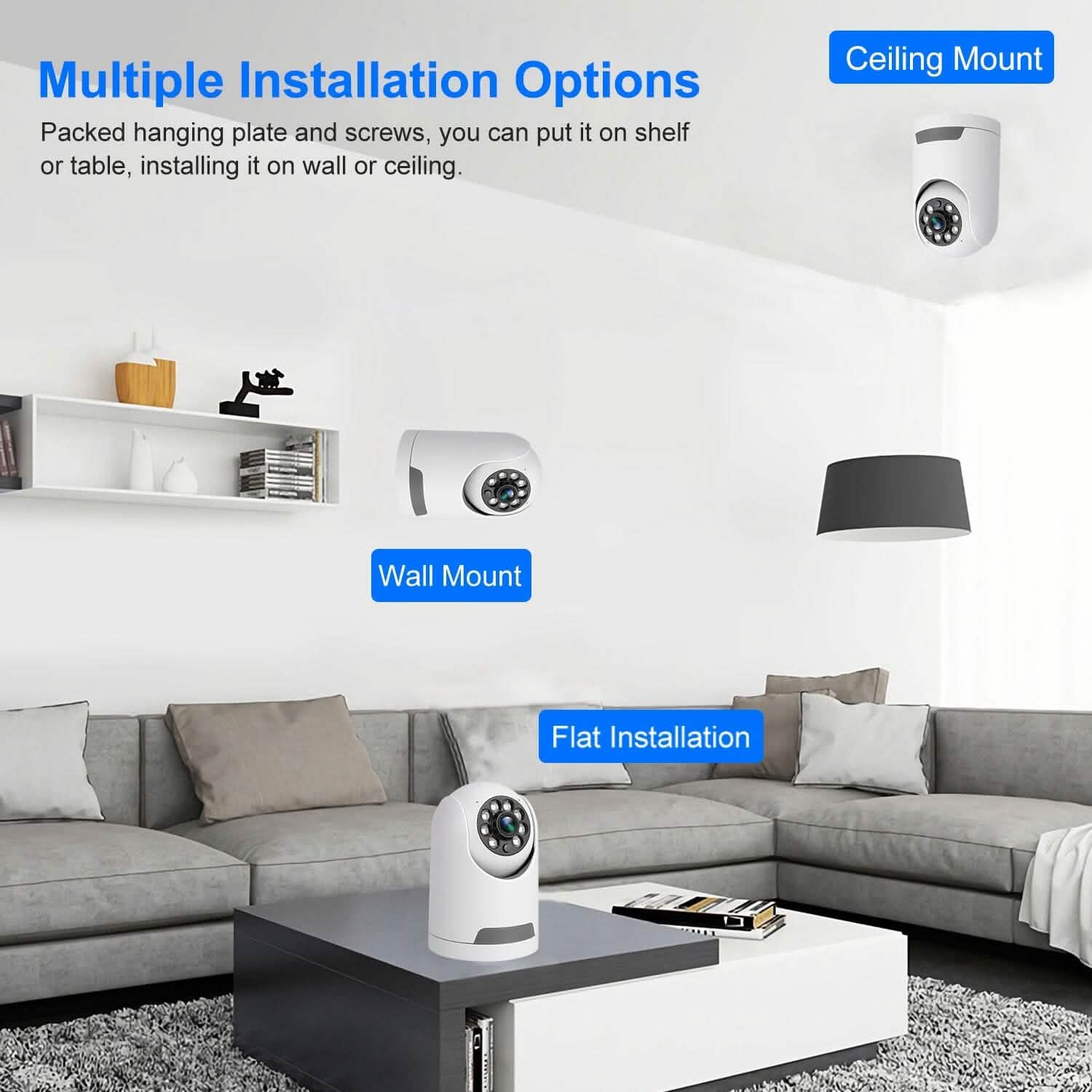 1080P Wifi IP Camera Pan Tilt Security Surveillance Camcorder