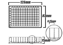 0.5 mL Deep Well Plates (Square Wells), V Bottom