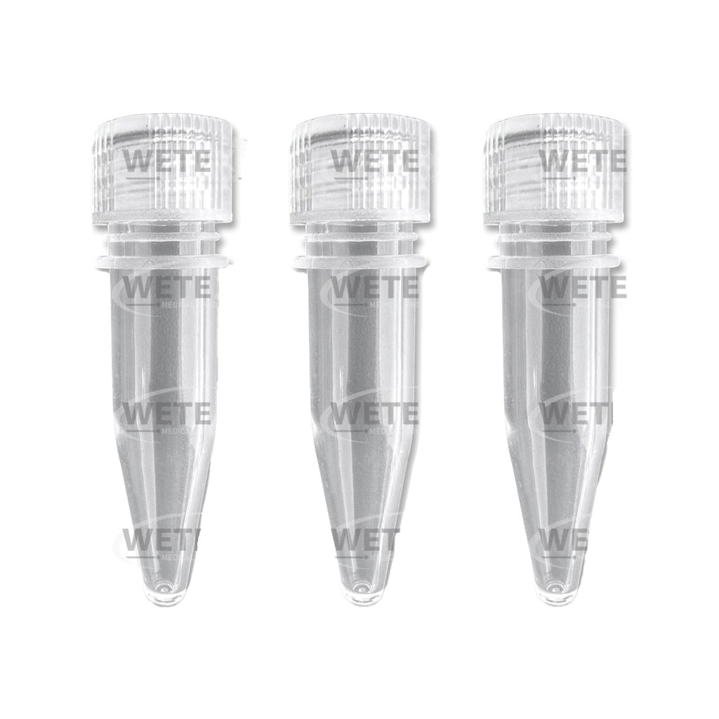 0.5ml Centrifuge Clear Tubes Sterile with Screw Cap