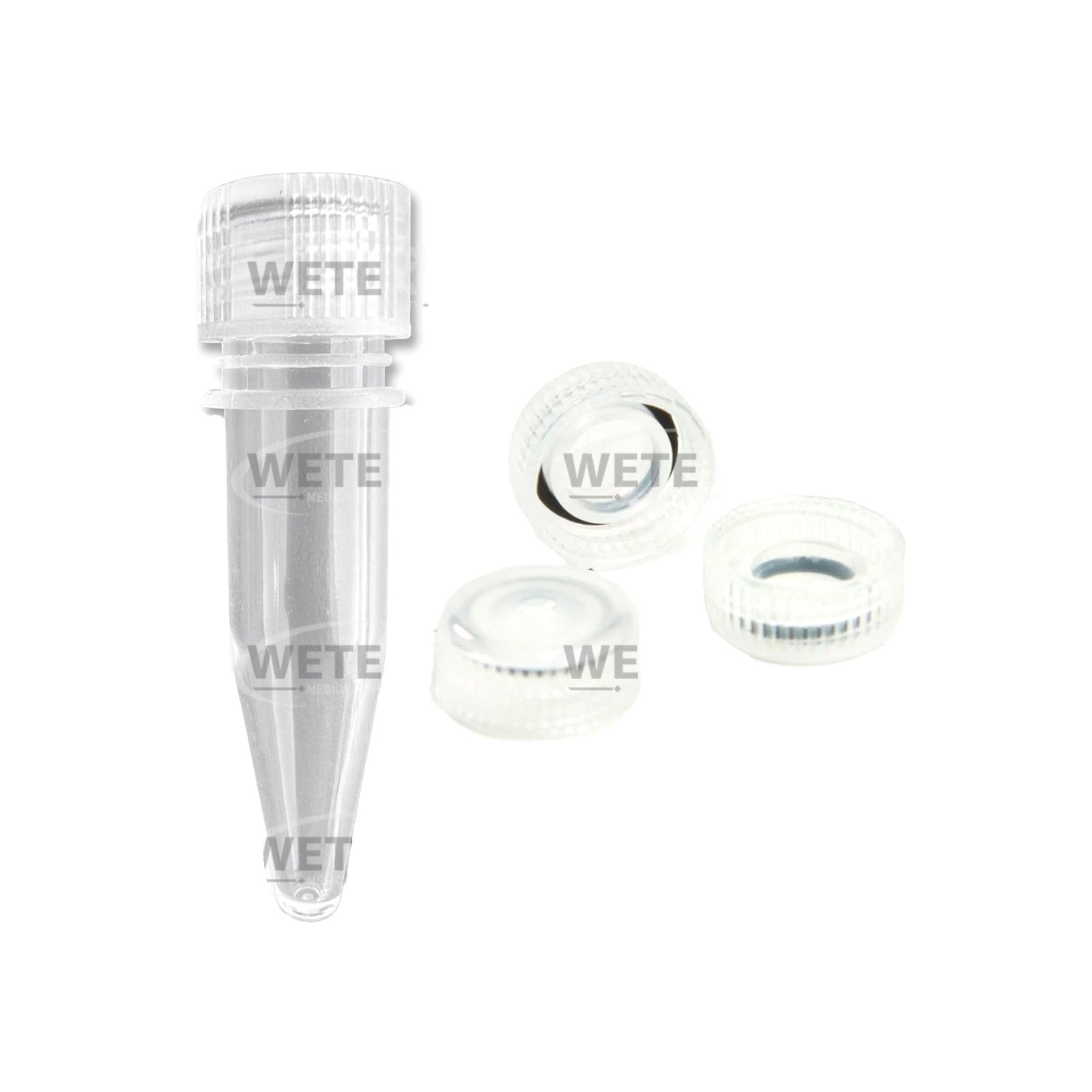 0.5ml Centrifuge Clear Tubes Sterile with Screw Cap