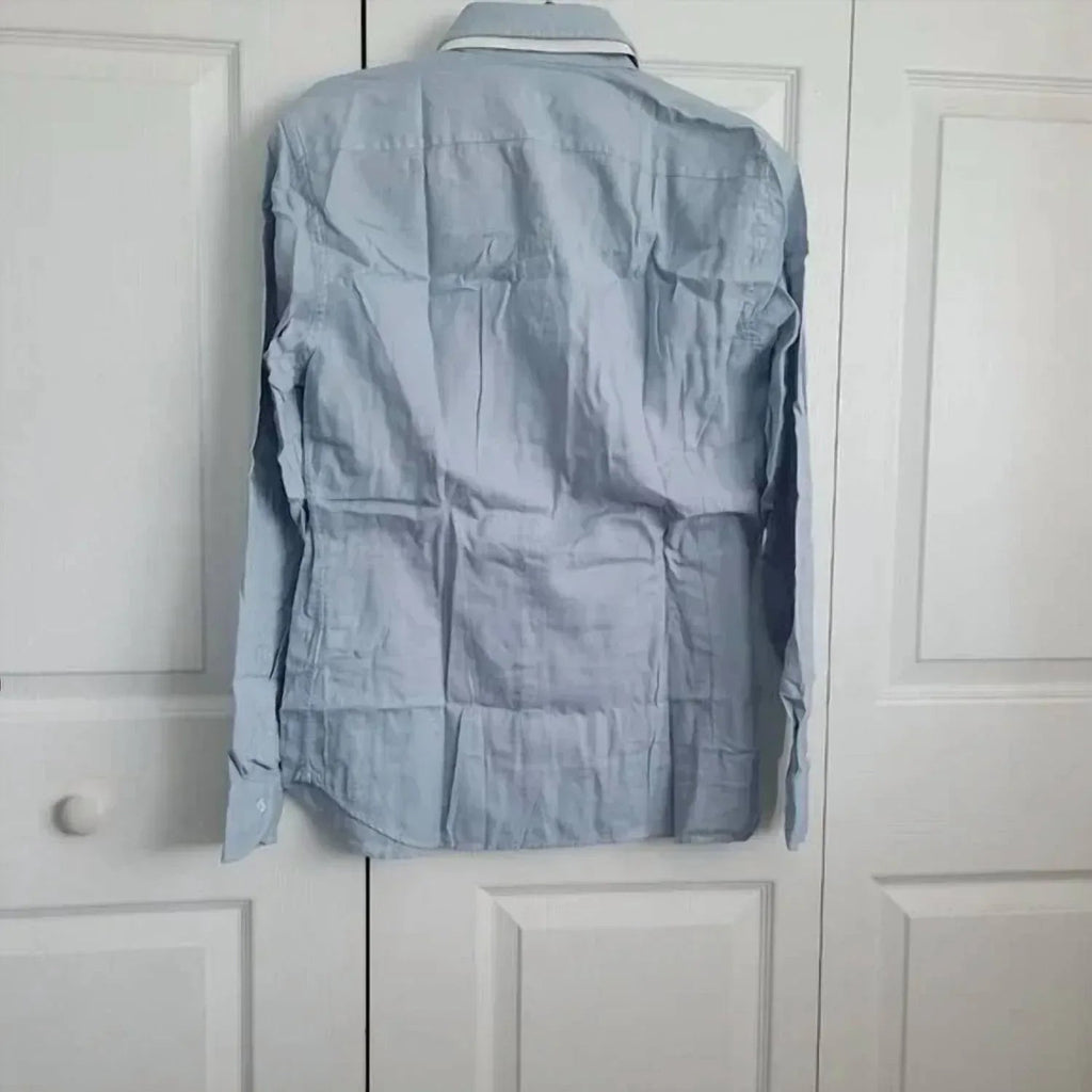 Men's Vintage Button-down Dress Shirt