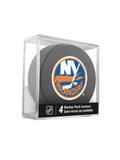 New York Islanders Hockey Puck Coaster Set