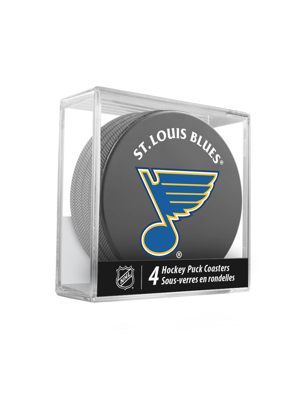St. Louis Blues hockey Puck Coaster Set
