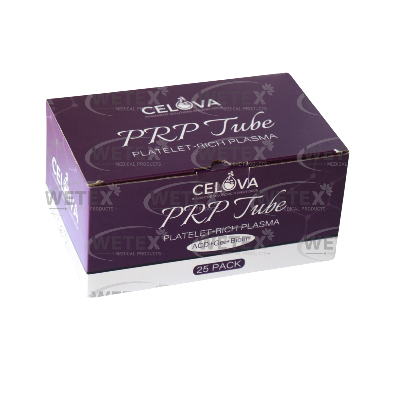PRP Platelet-Rich Plasma Celova PET Rubber Top 10ML Tubes ACD+Gel Separator+Biotin