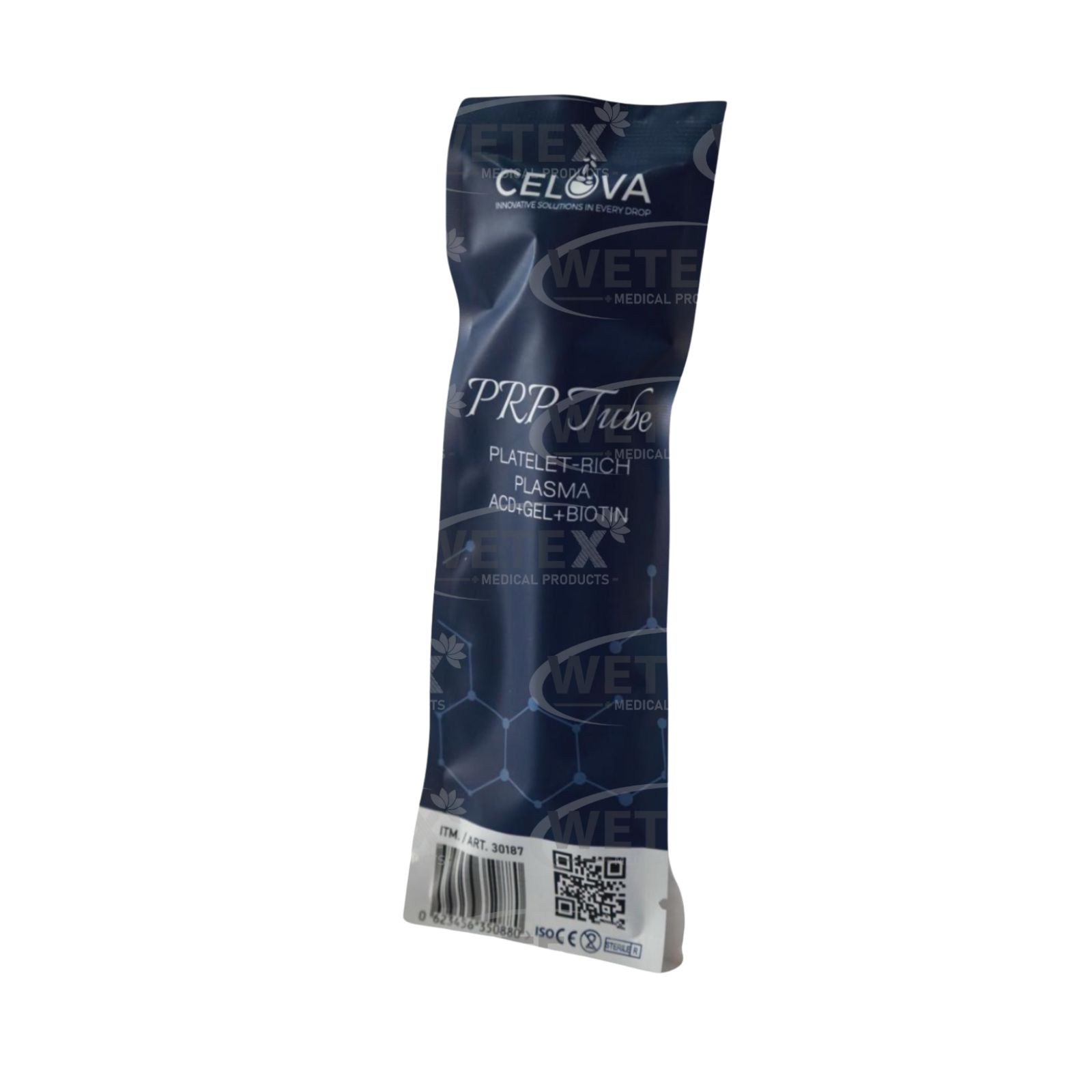 PRP Platelet-Rich Plasma Celova PET Rubber Top 10ML Tubes ACD+Gel Separator+Biotin