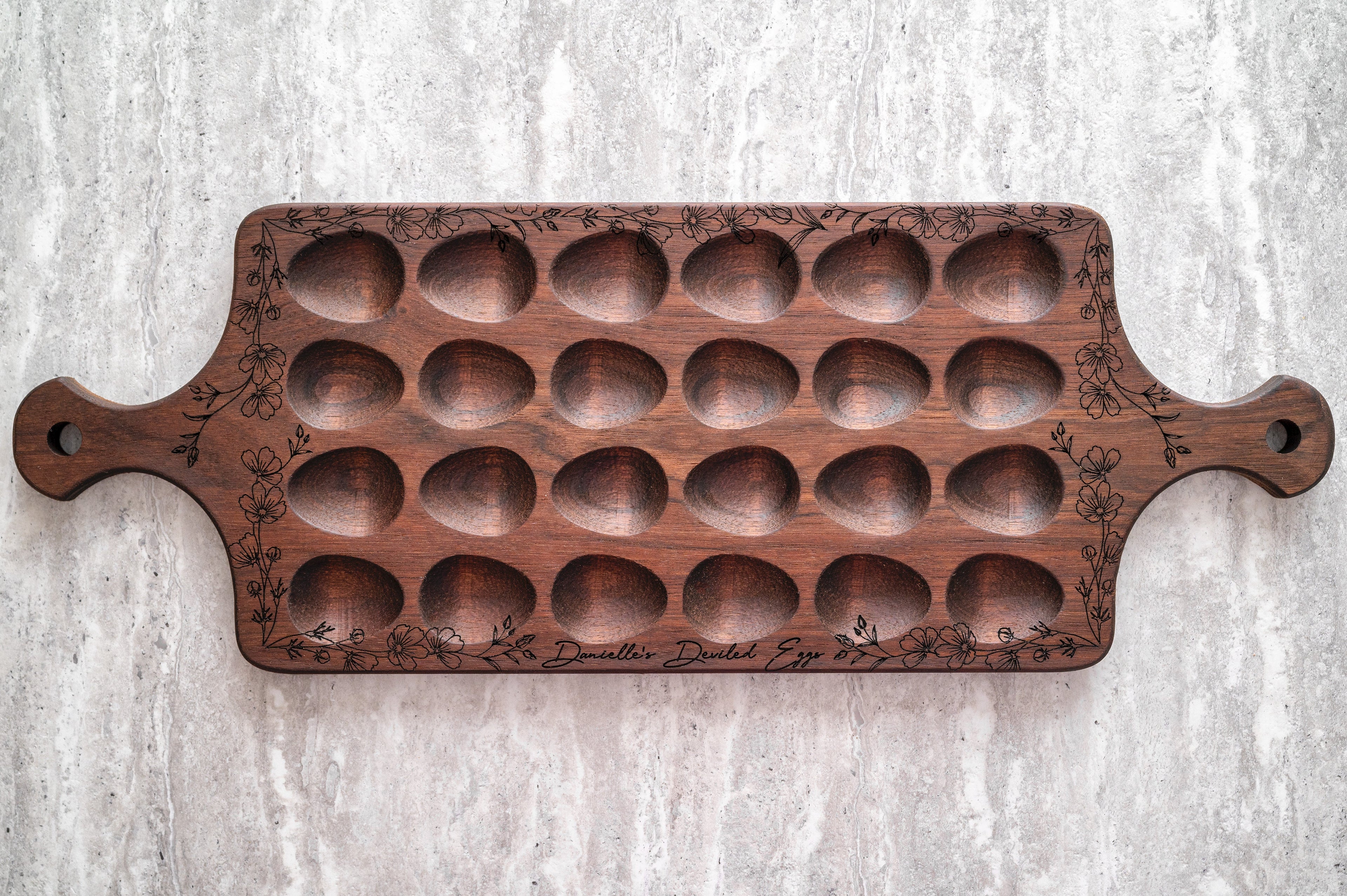 Large Egg Tray - Deviled Egg Serving Board