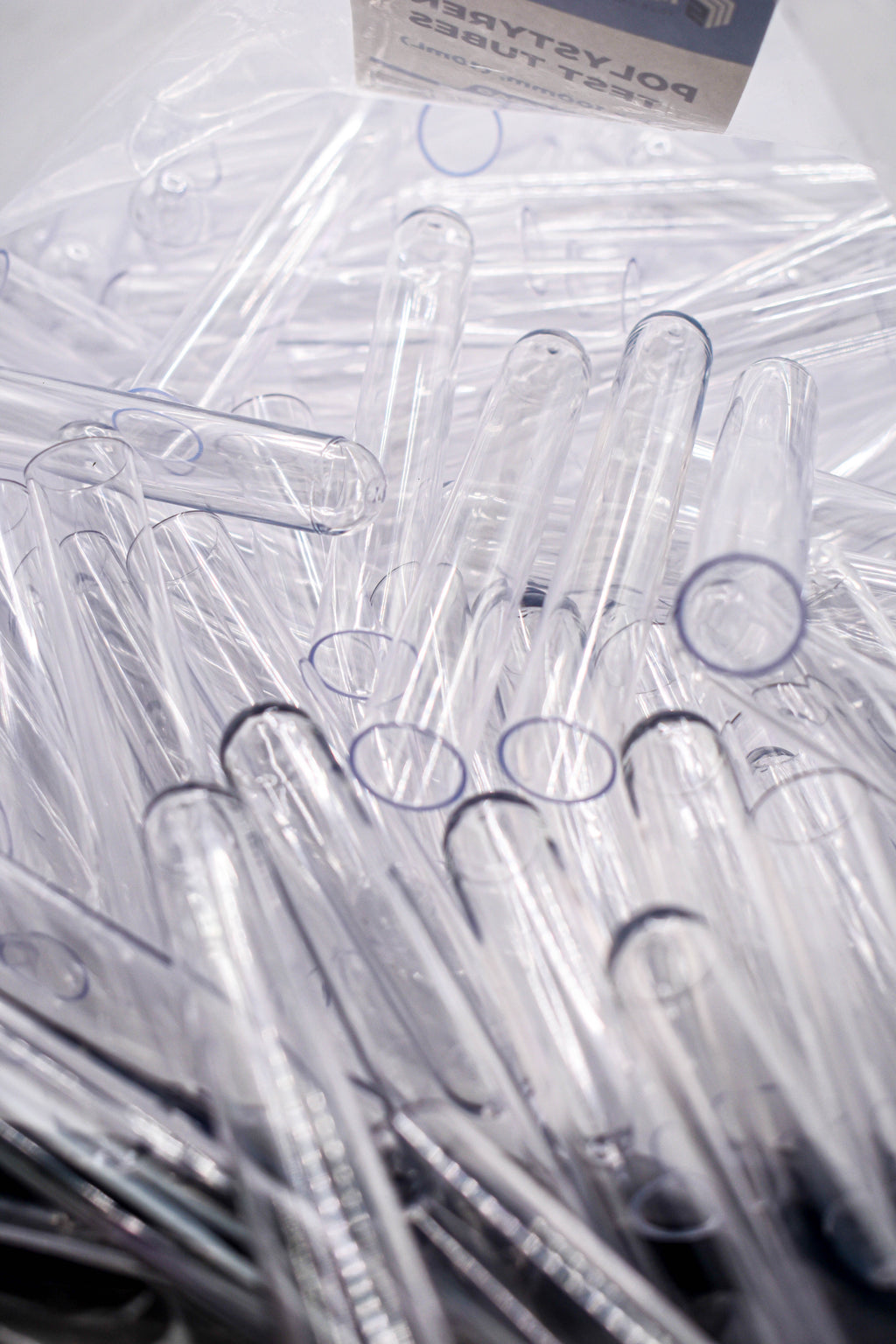 Polystyrene Clear Test Tube 16x100mm 10mL