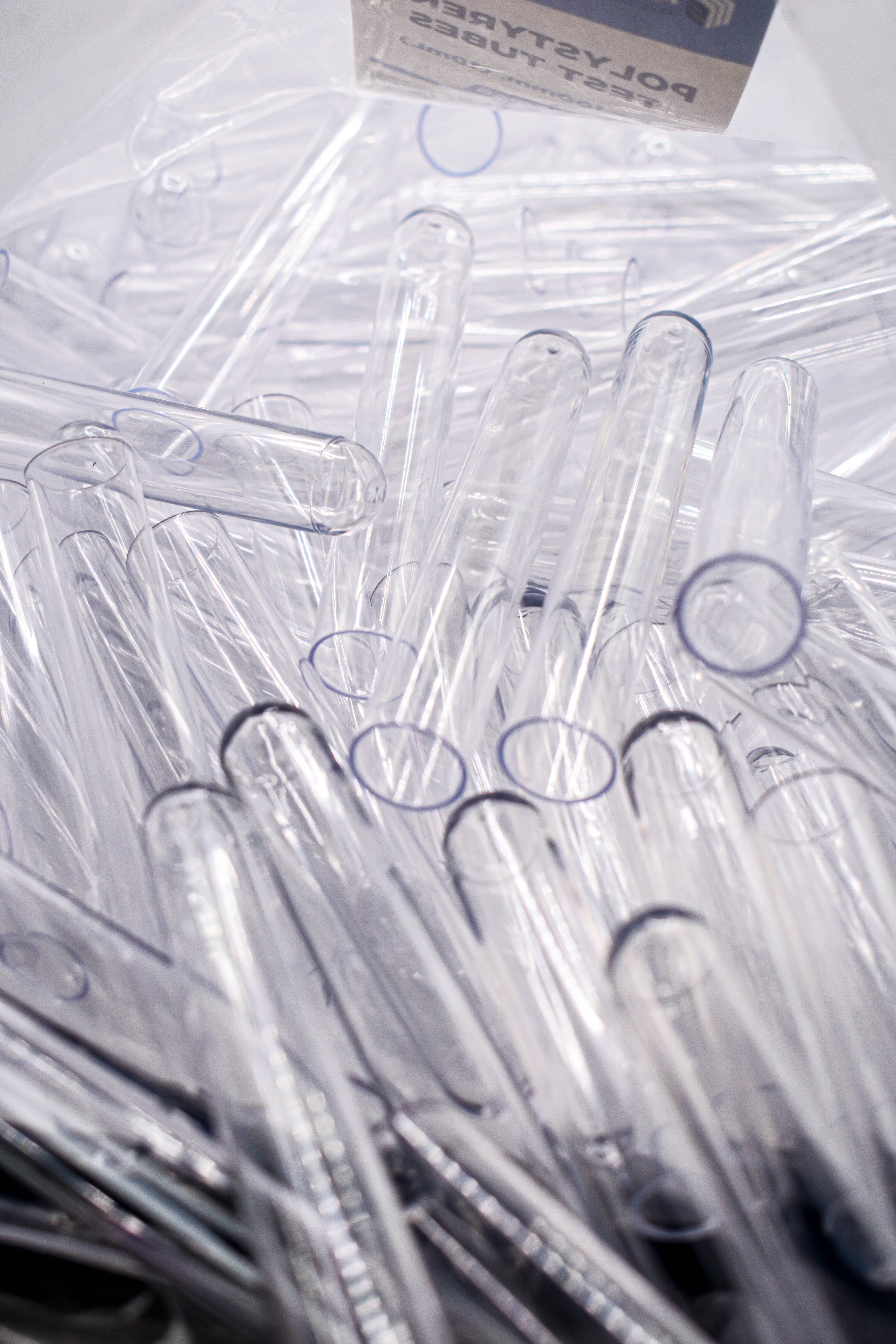 Polystyrene Clear Test Tube 16x100mm 10mL