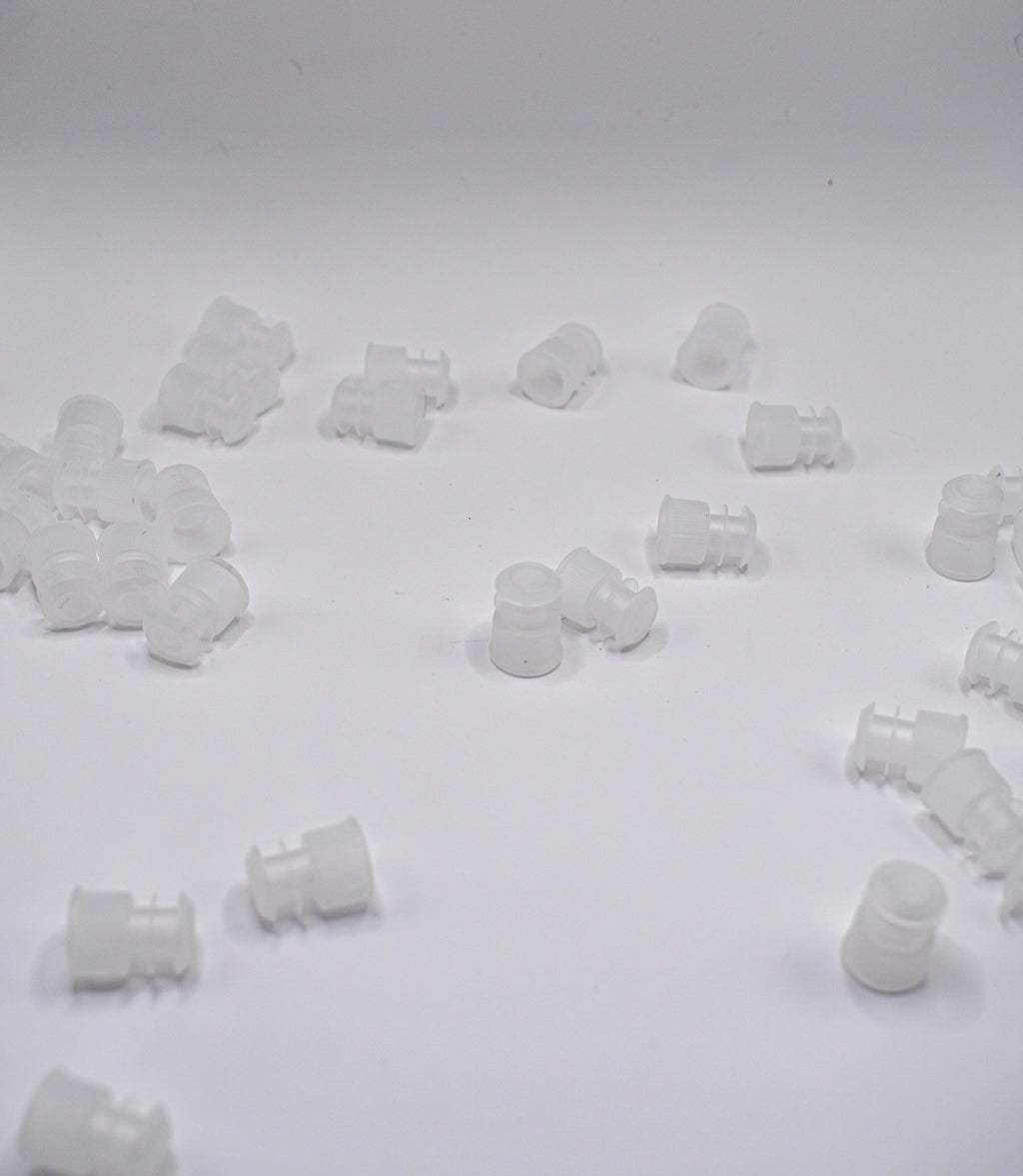 16mm Test Tube Plug Clear Caps Universal Fit