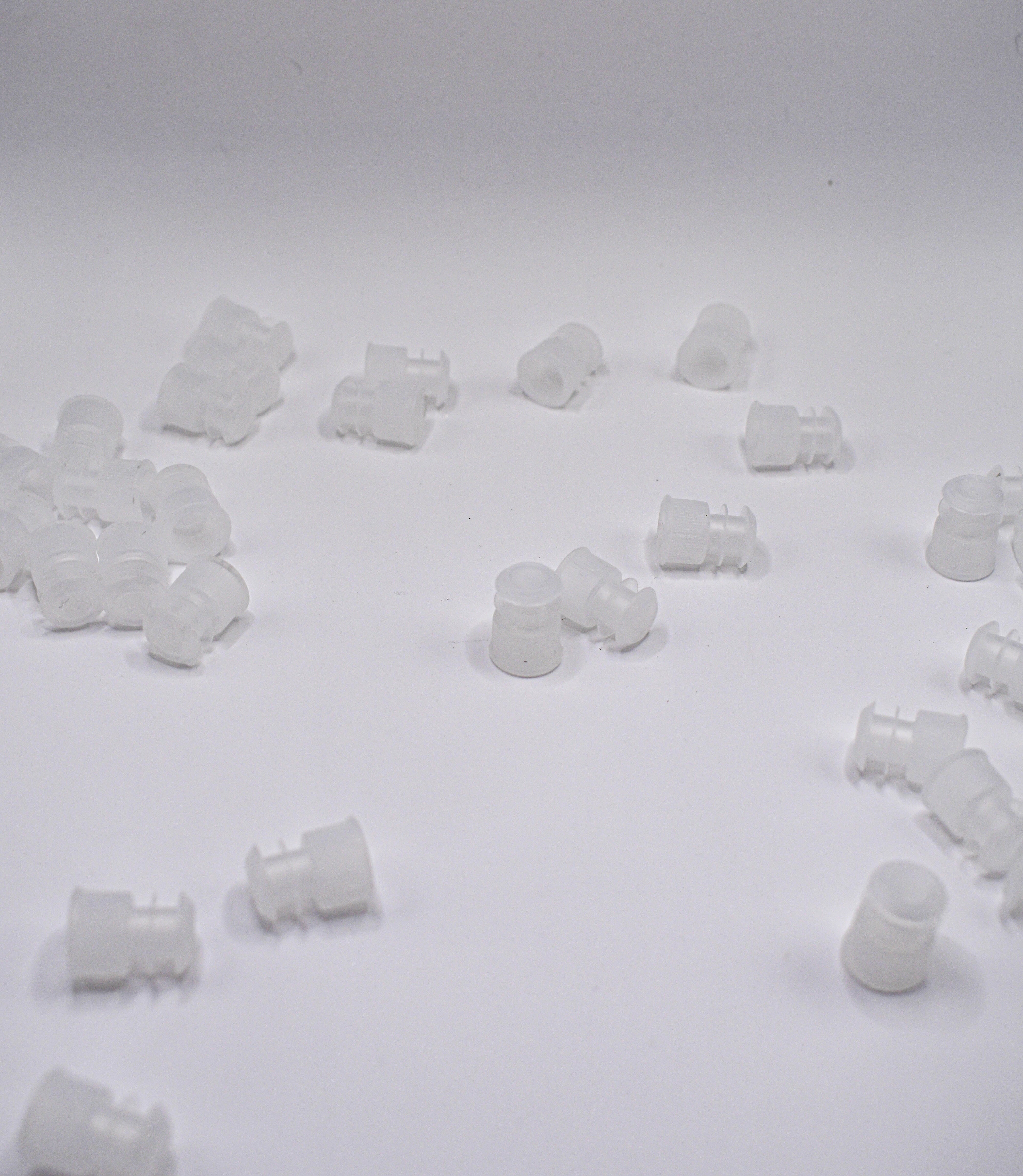 16mm Test Tube Plug Clear Caps Universal Fit