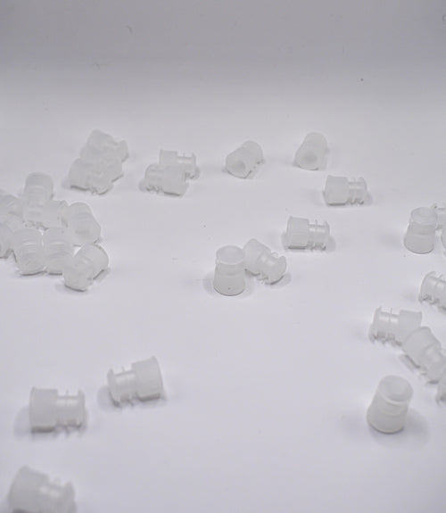 16mm Test Tube Plug Clear Caps Universal Fit
