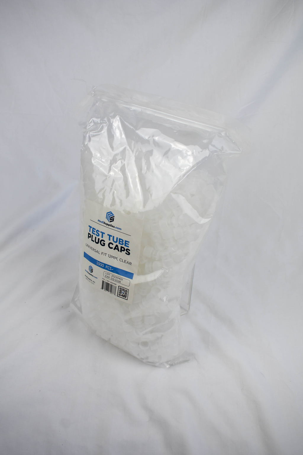 12mm Test Tube Plug Clear Caps Universal Fit