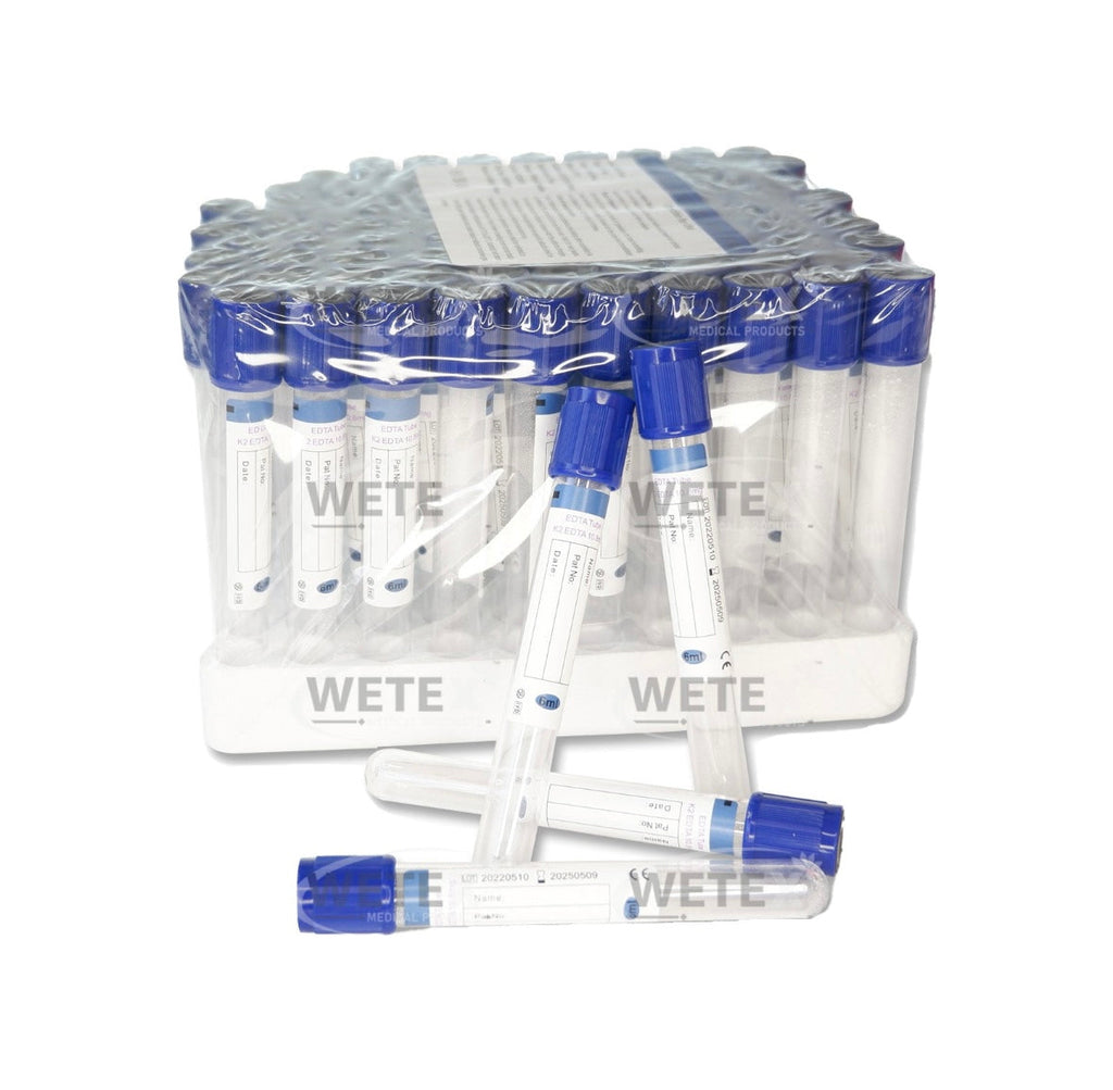 Royal Blue Top (EDTA 10.8mg)13x100mm, 6mL, PET