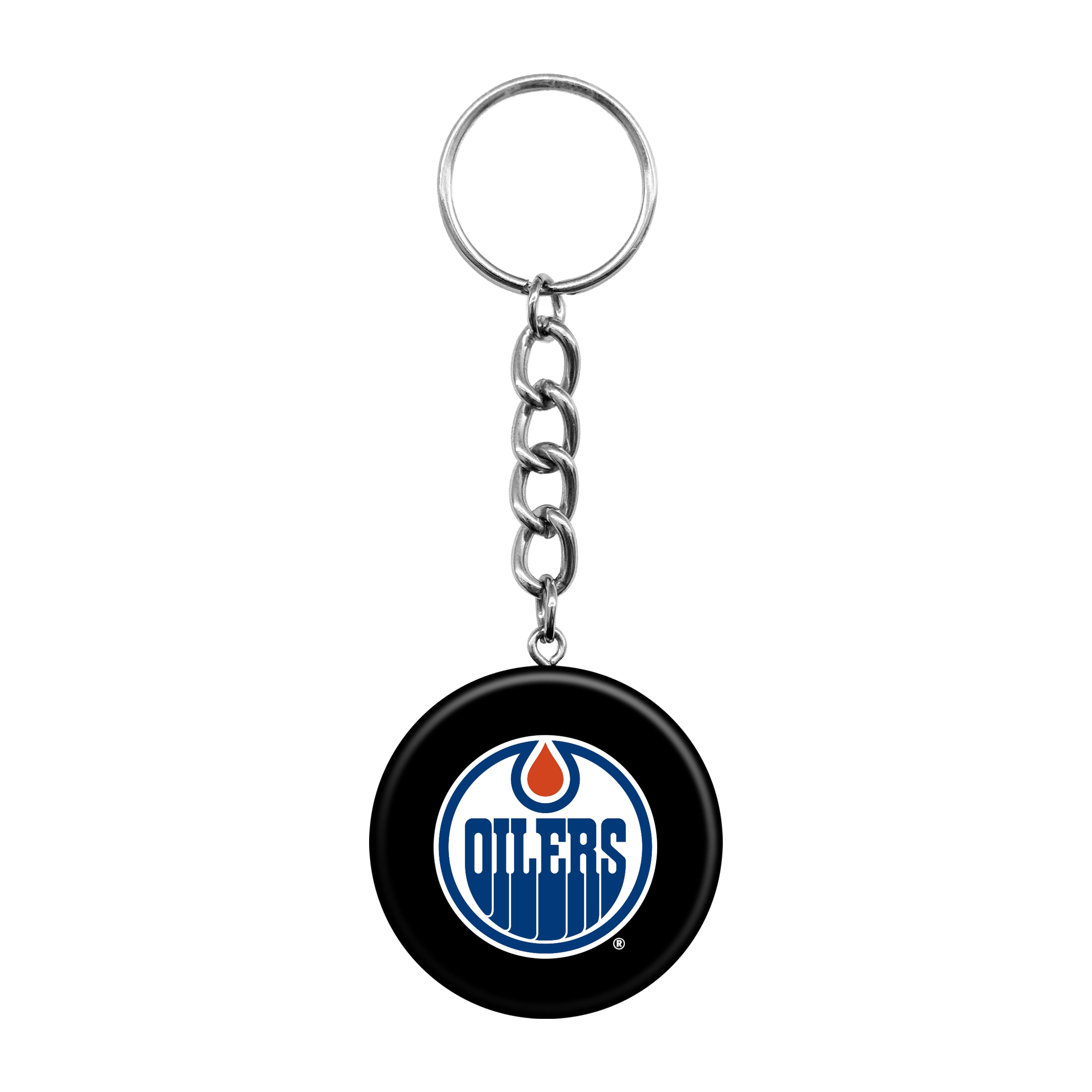 Edmonton Oilers Mini Hockey Puck Keychain
