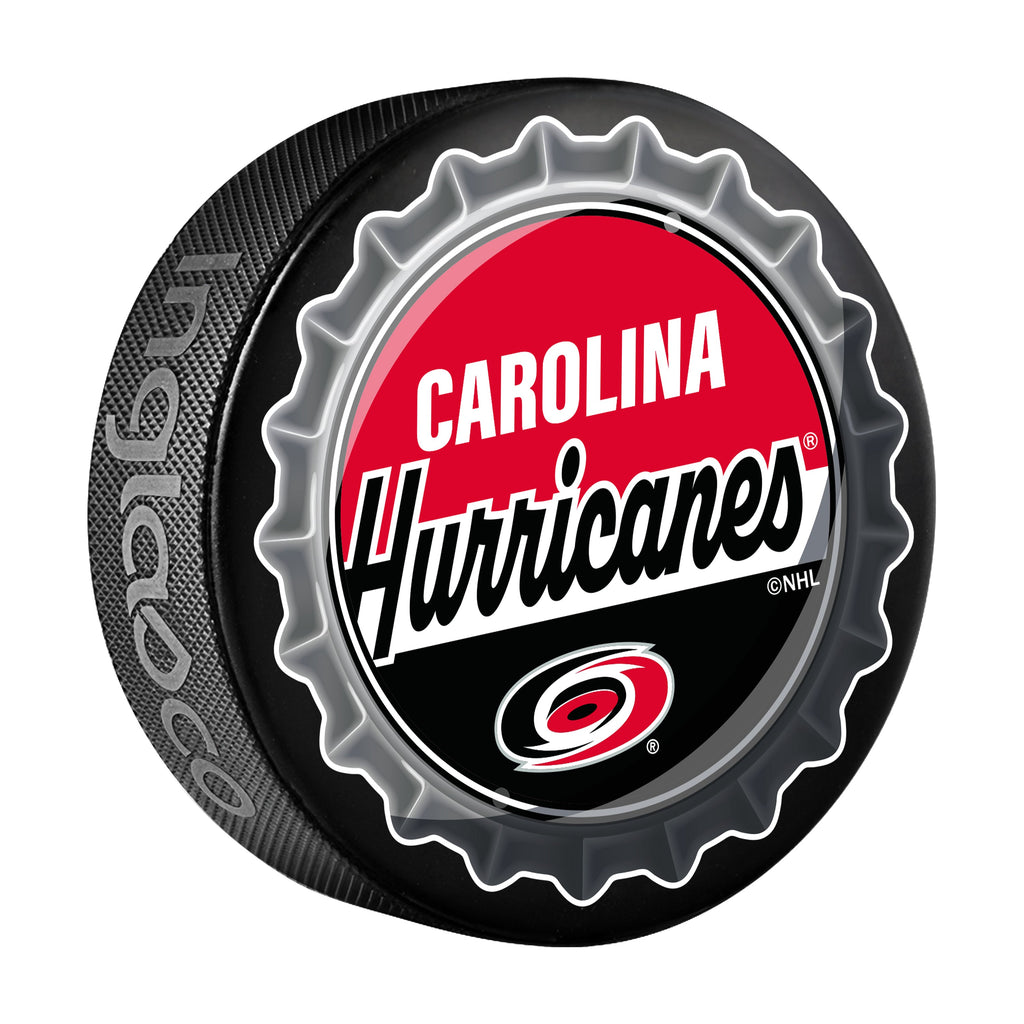 Carolina Hurricanes Hockey Puck Bottle Opener