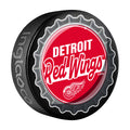 Detroit Red Wings Hockey Puck Bottle Opener