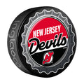 New Jersey Devils Hockey Puck Bottle Opener
