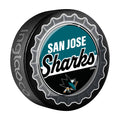 San Jose Sharks Hockey Puck Bottle Opener