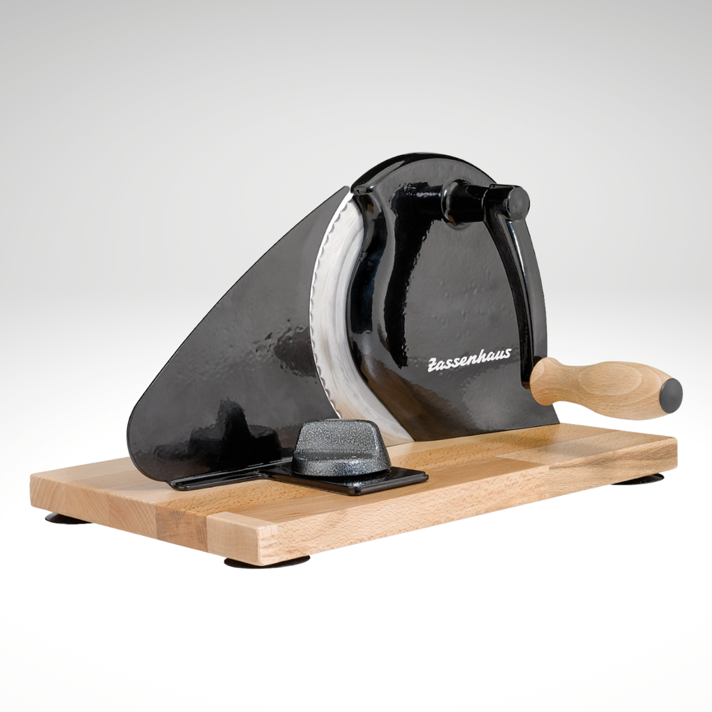 Zassenhaus Original Classic Adjustable Bread Slicer for Uniform Slices - 18/8 Stainless Steel Blade
