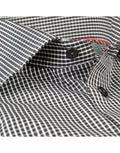 Made in Italy Dress Shirts// Black Check- contemporary fit- Final Sale