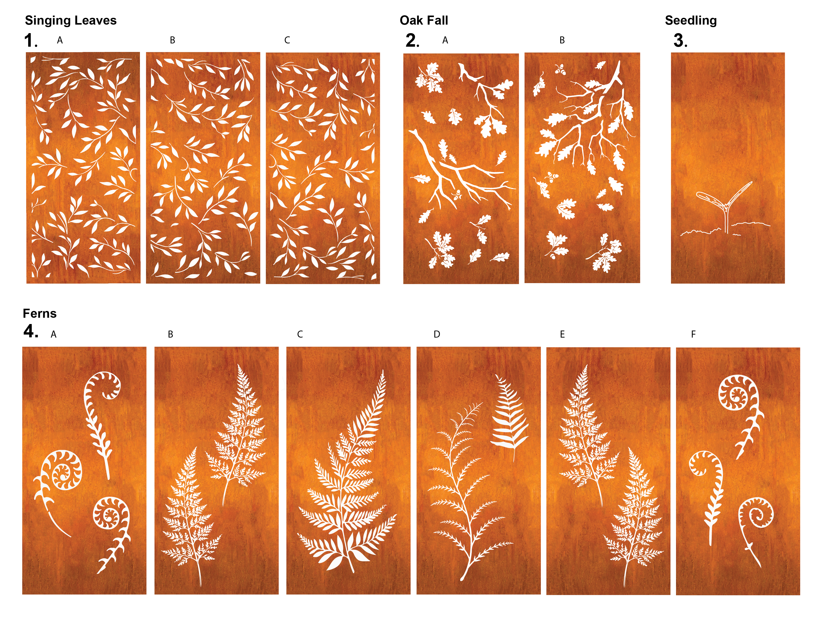 Outdoor Metal Panels (60” & 72”) – Heavy-Duty Steel for Patio, Fence & Backyard