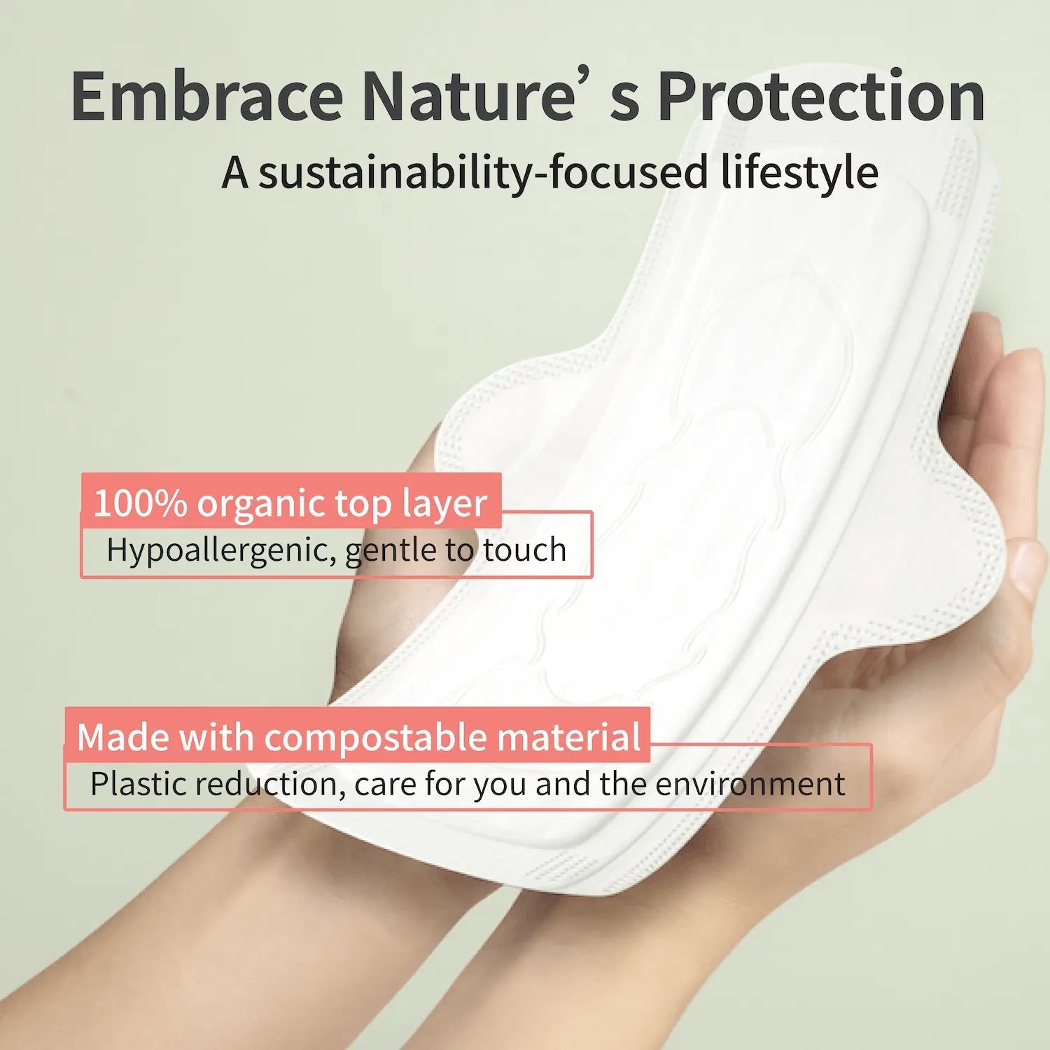 Organic Cotton Cover Pads - Pantiliners