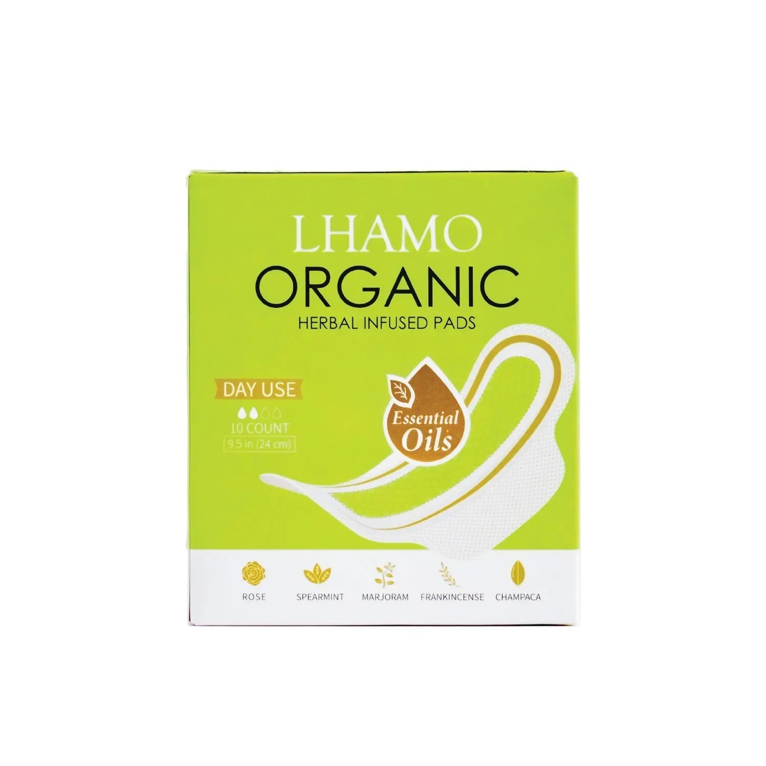 Pure Care Organic Herbal Infused Pads - Day Use