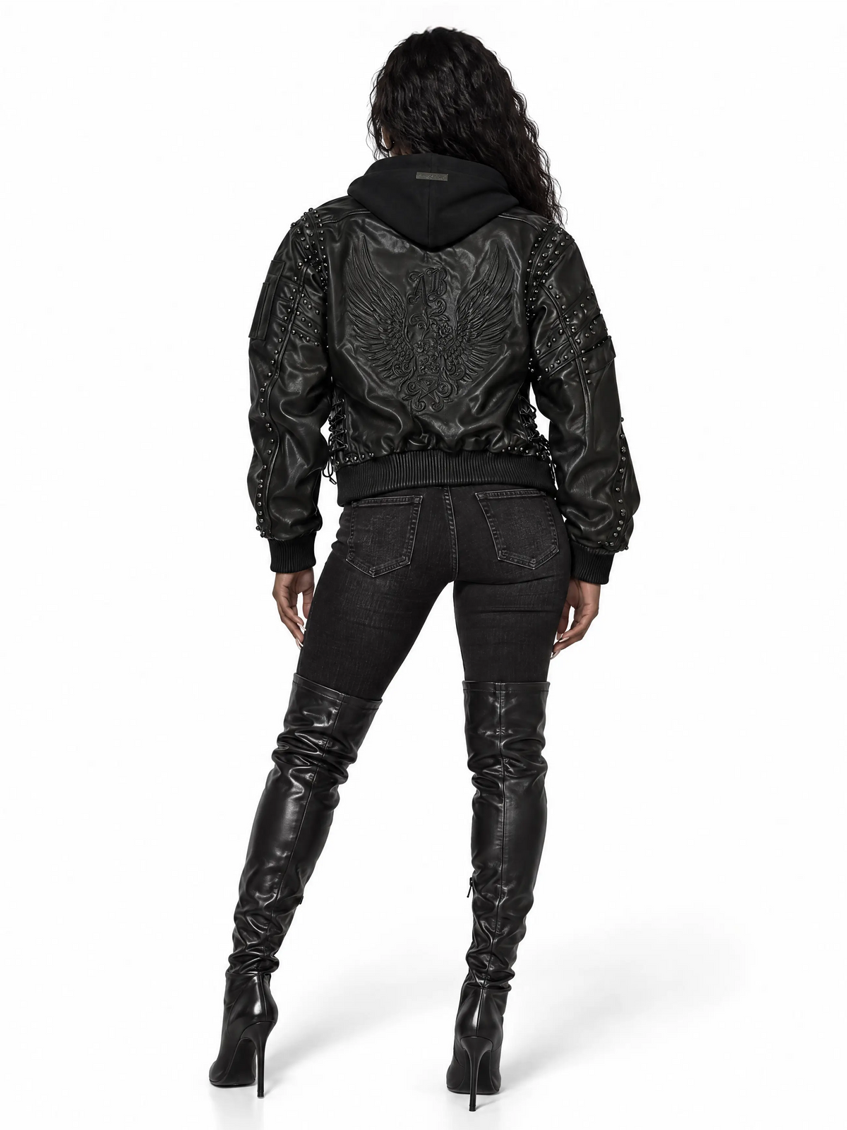 Leather Bomber Jacket
