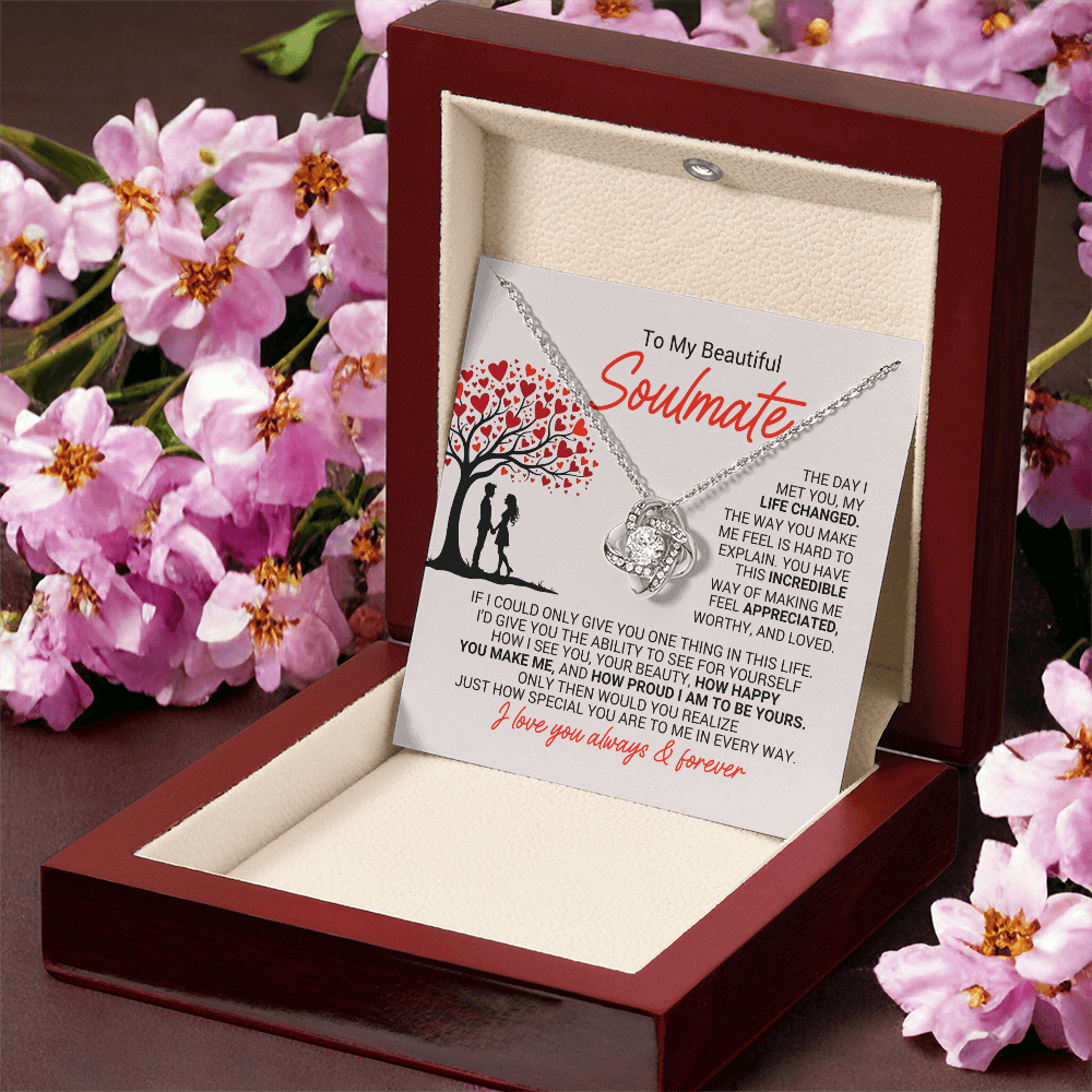 Forever Intertwined Love Knot Necklace - A Timeless Symbol of Endless Love and Devotion