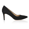 Deborah Black Kid Suede